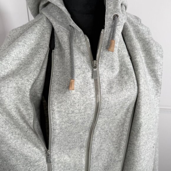 Eleventy Grey Hooded Blazer Jacket Mens IT 60 (US 50) - Picture 4 of 12